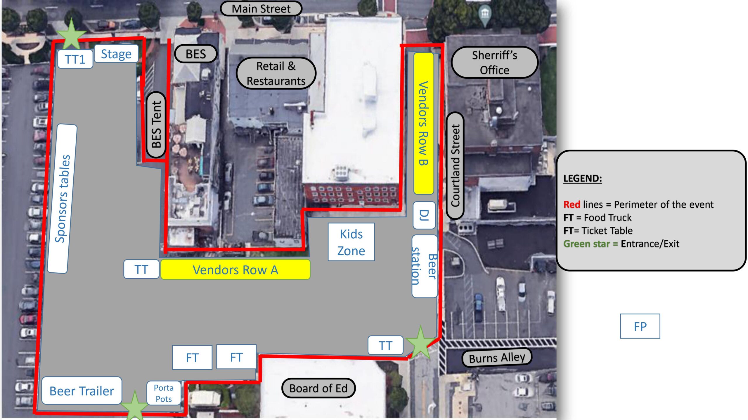 First Fridays 2022 Map
